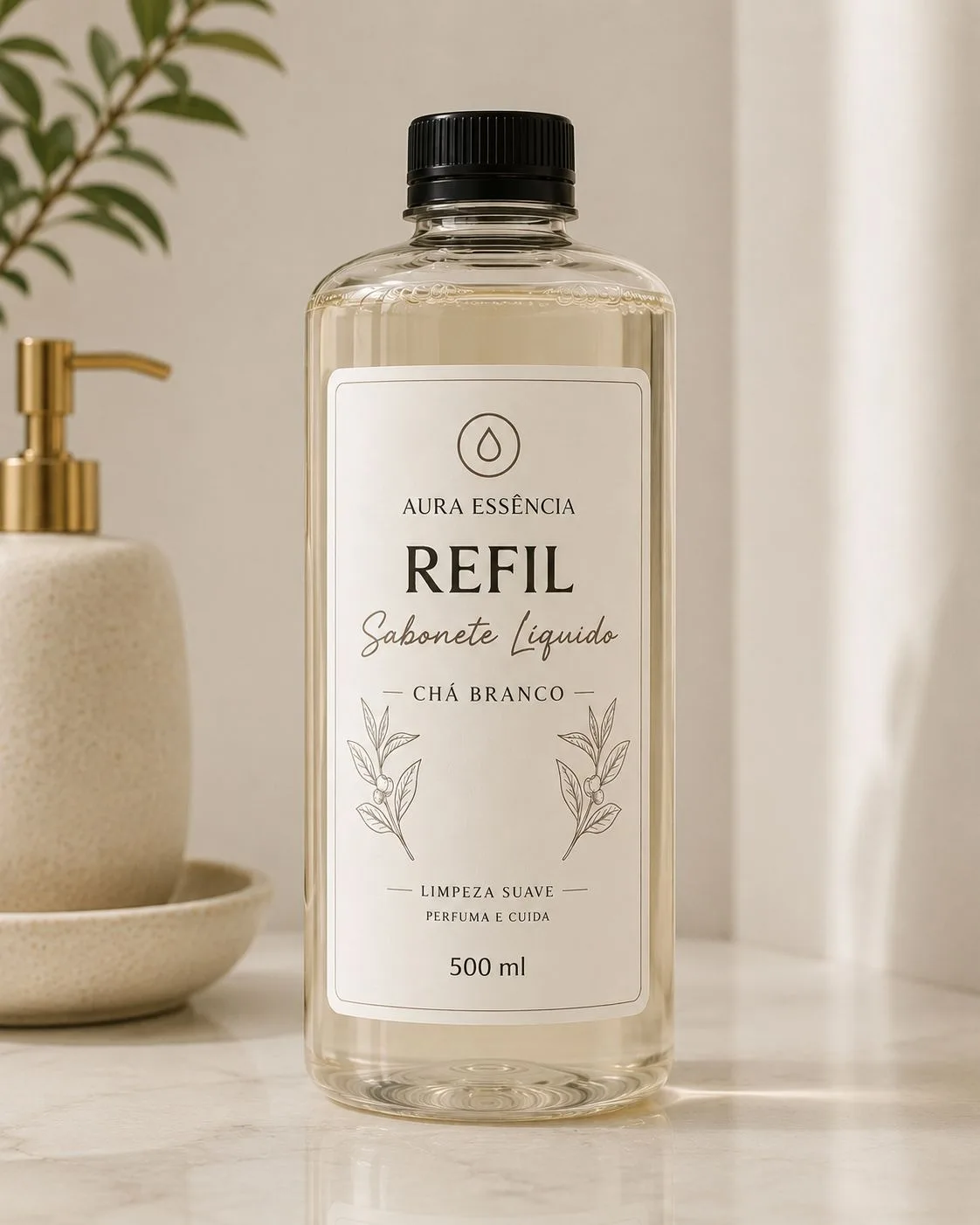 Refil Sabonete Liquído Chá Branco 500ml